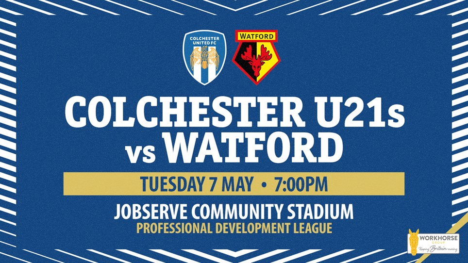 U21 Ticket Info | U's Take On Watford At JCS 