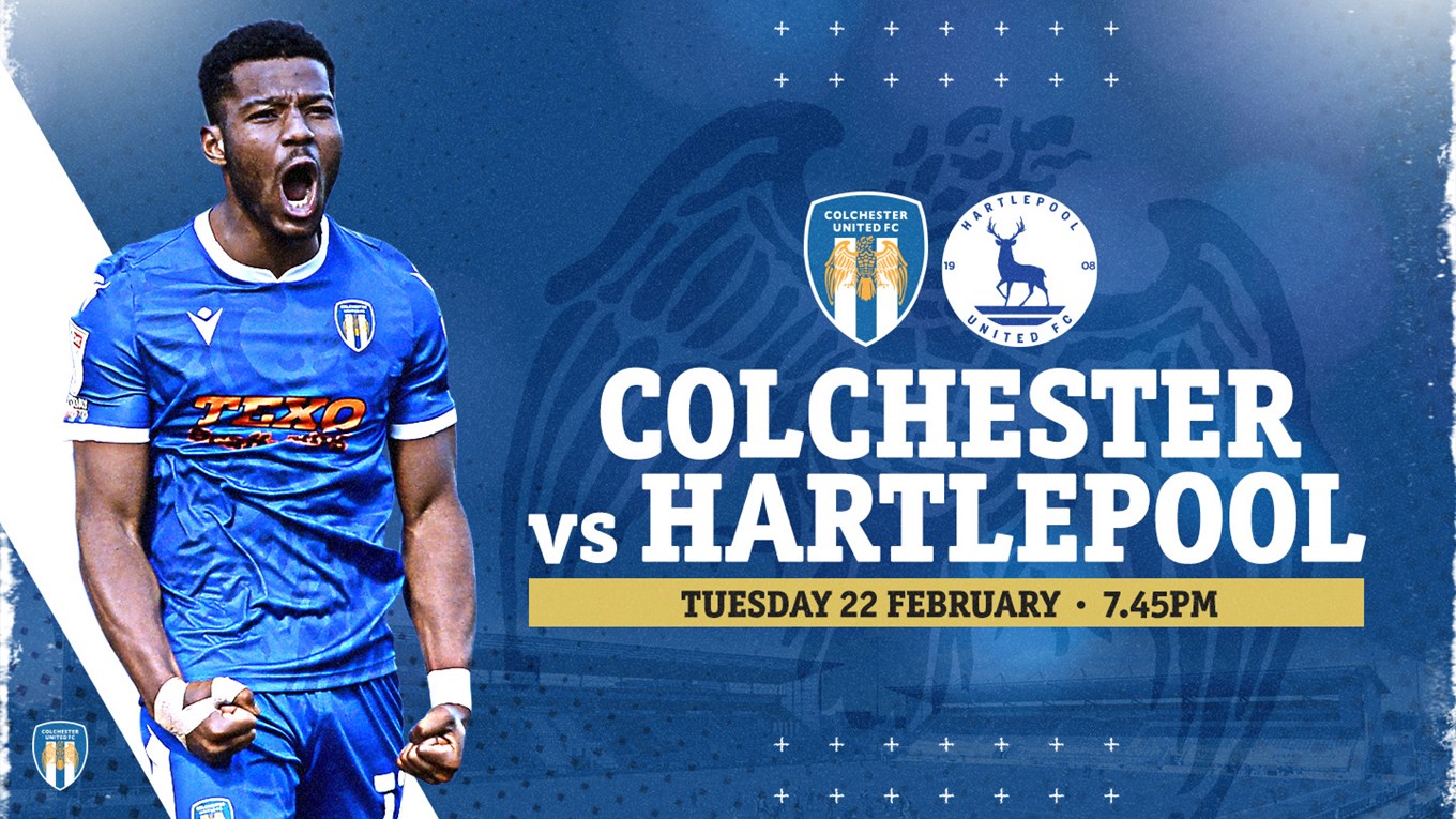 Ticket Info  Hartlepool United (H) - News - Colchester United